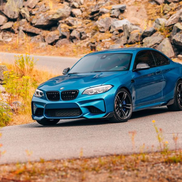 BMW M3 bleue