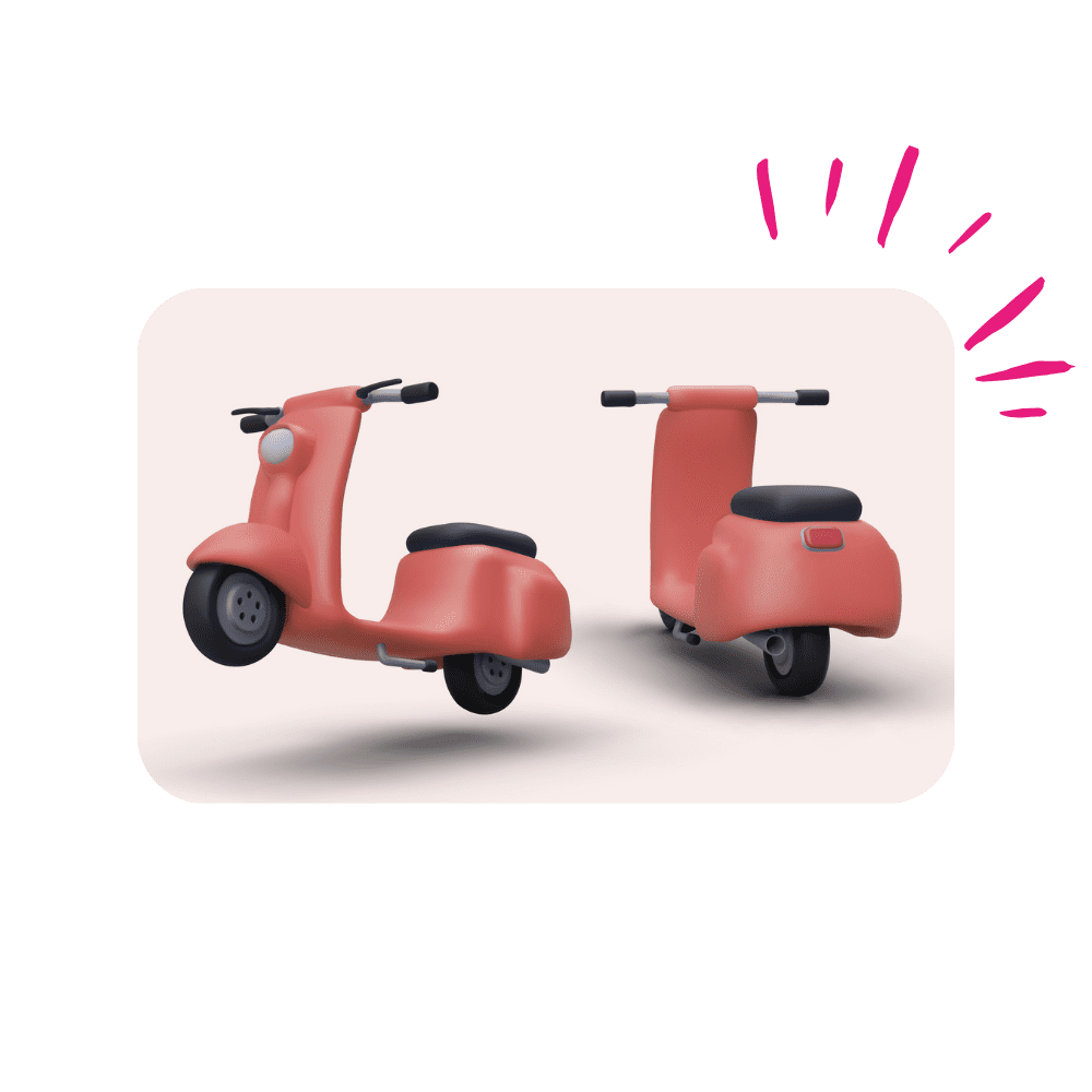 Deux motos 3D