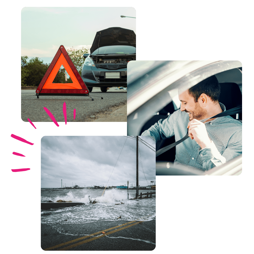 Collage de 3 photos pour les garanties complémentaires